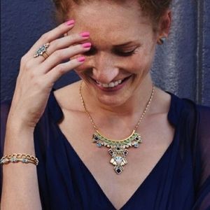 Stella & Dot Stone Tile versatile necklace